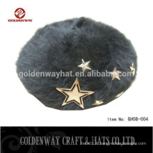 Fashion New Ladies Black Winter Hats